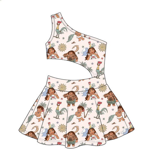 Golden Island Princess cover up Dress